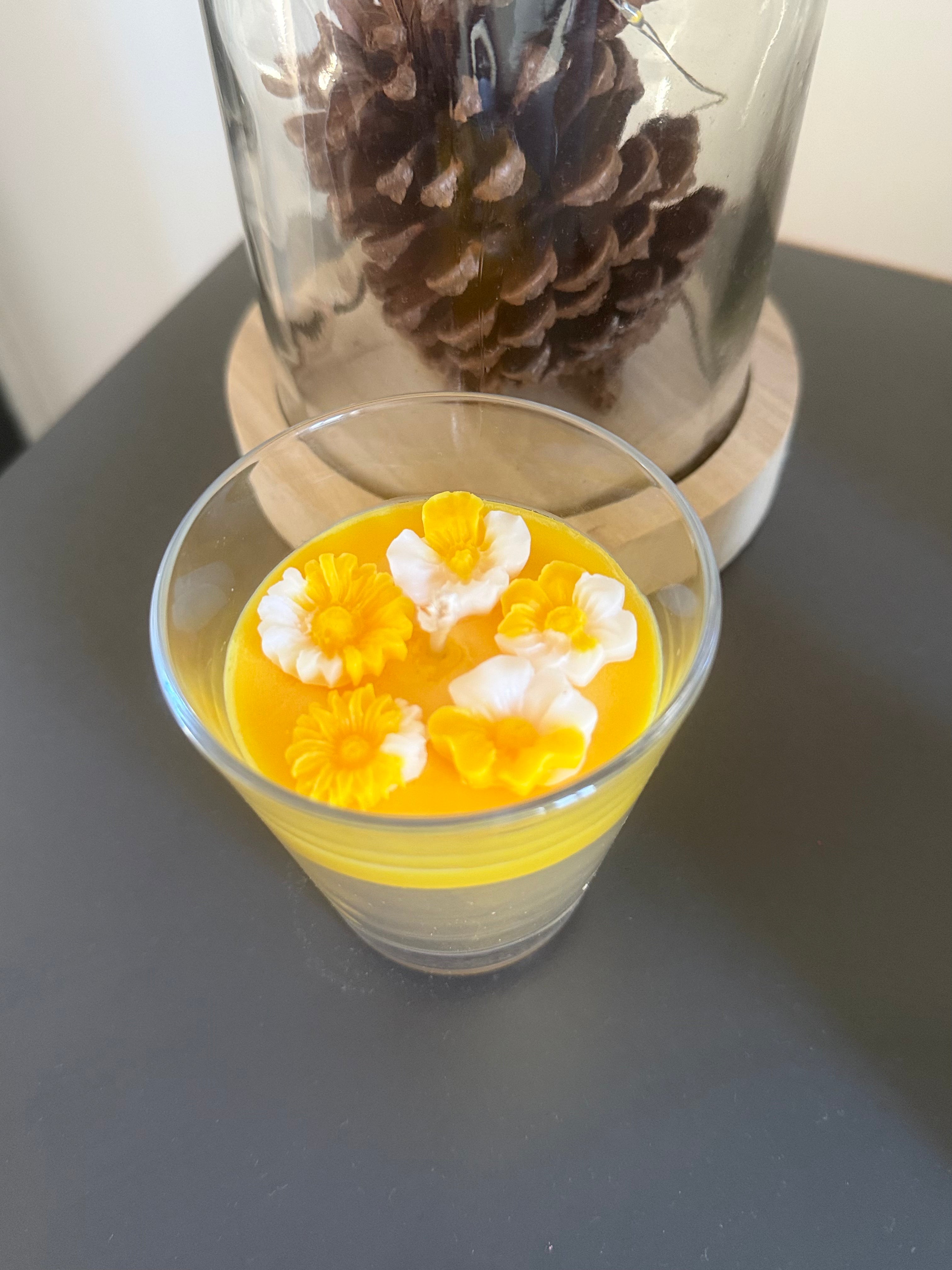 ✨ Bougie Fleurie Clémentine & Monoï ✨