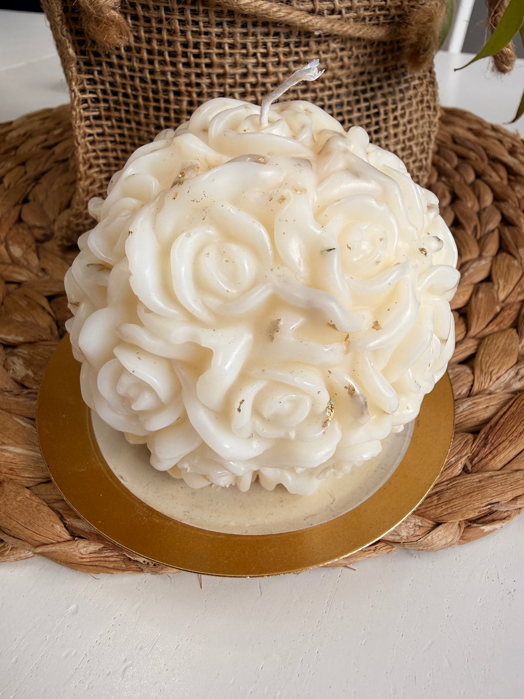 🌹 Bougie artisanale parfumée à la cannelle