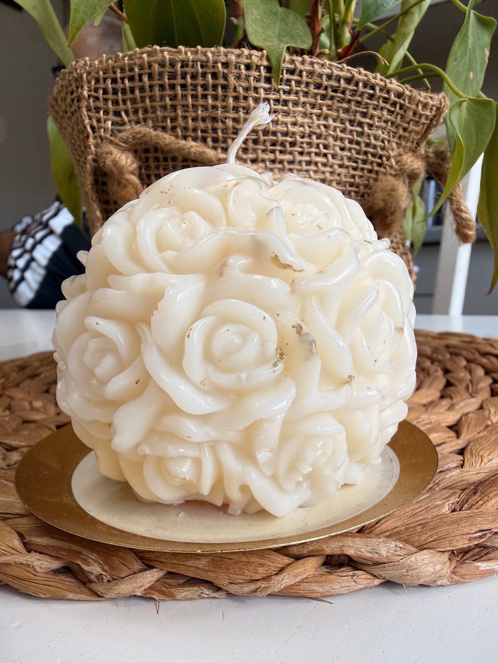 🌹 Bougie artisanale parfumée à la cannelle